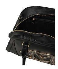 LOVE MOSCHINO LOGO Handtasche mit Schulterriemen Schwarz - Damentaschen - 4