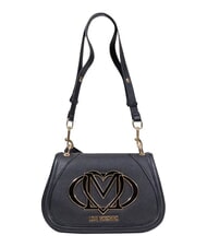 LOVE MOSCHINO LOGO Schultertasche mit Schultergurt Schwarz - Damentaschen - 5