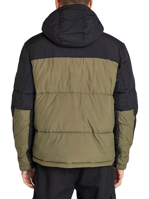 PUFFET Wasserabweisende Daunenjacke Schwarzer/Weinblatt - Daunenjacken f&uuml;r Herren