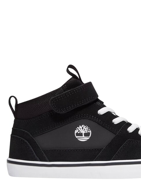 STONE JUMP MID Sneaker aus gemischtem Leder schwarzes Wildleder - Kinderschuhe