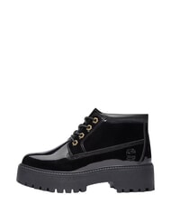 TIMBERLAND STONE STREET Wasserdichter Lederstiefeletten schwarzes Lackleder - Damenschuhe - 7