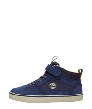 TIMBERLAND STONE JUMP MID Sneaker aus gemischtem Leder dunkelblau - Kinderschuhe - 8