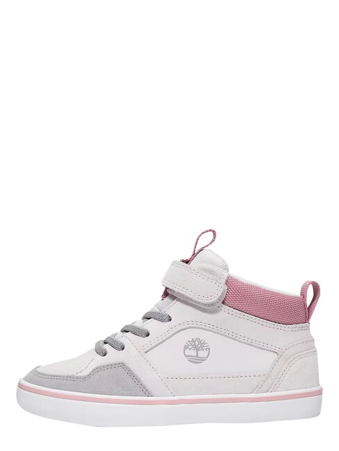 STONE JUMP MID Sneaker aus gemischtem Leder hellgraues Wildleder - Kinderschuhe