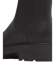 TIMBERLAND BRIMFIELD Niedrige Lederstiefeletten schwarzes Vollkorn - Damenschuhe - 9