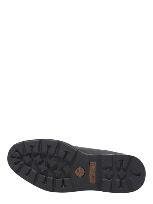 BRIMFIELD Niedrige Lederstiefeletten schwarzes Vollkorn - Damenschuhe