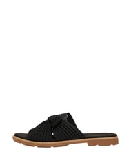 TIMBERLAND CALISTA BAY Sandalen aus Ledermix schwarzer Strick - Damenschuhe - 3