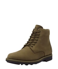TIMBERLAND ALDEN BROOK Wasserdichter Lederstiefeletten dunkelolivfarbenes Nubukleder - Herrenschuhe - 6