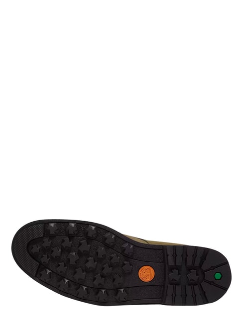 ALDEN BROOK Wasserdichter Lederstiefeletten dunkelolivfarbenes Nubukleder - Herrenschuhe