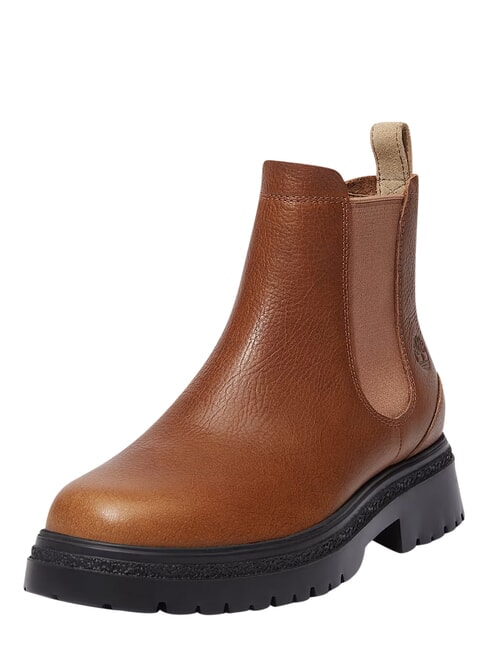 CAMBRIA VALLEY Lederstiefelette Rost voller Maserung - Damenschuhe