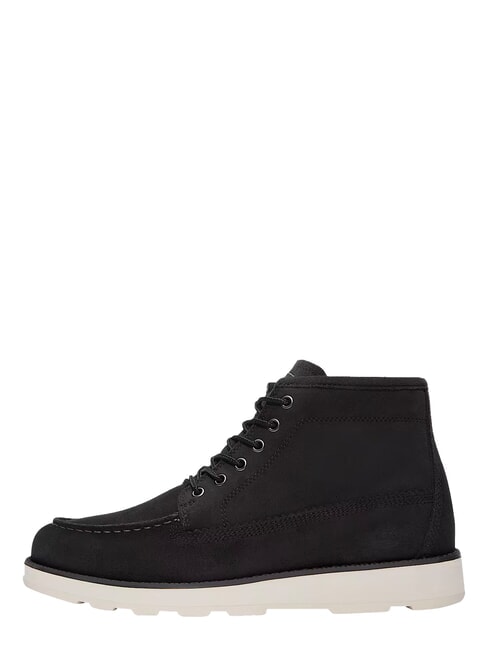 BRITTON MILLS Lederstiefel schwarzes Wildleder - Herrenschuhe