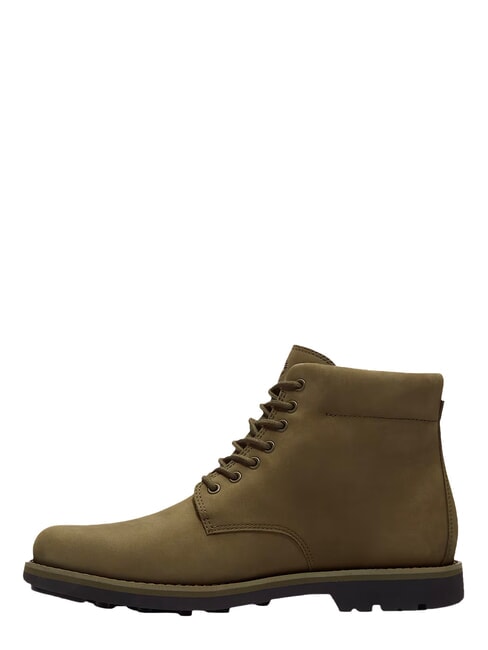 ALDEN BROOK Wasserdichter Lederstiefeletten dunkelolivfarbenes Nubukleder - Herrenschuhe