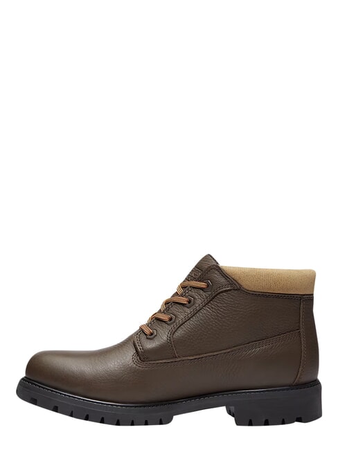 PREMIUM MID  Wasserdichte Lederstiefeletten dunkelbraun fg w olv - Herrenschuhe