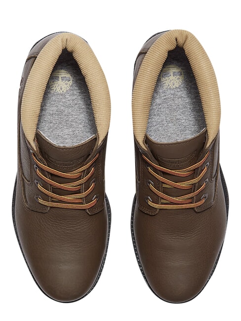 PREMIUM MID  Wasserdichte Lederstiefeletten dunkelbraun fg w olv - Herrenschuhe