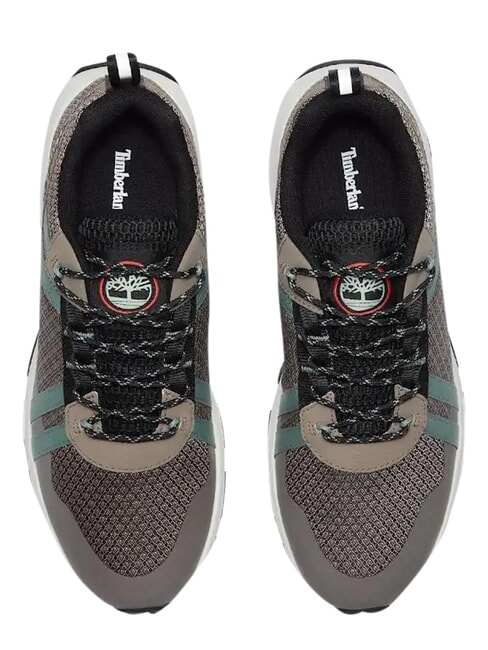 WINSOR TRAIL Sneaker aus gemischtem Leder taupefarbenes Netz - Herrenschuhe