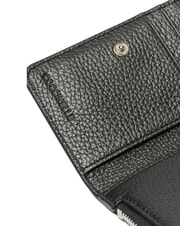 COCCINELLE CAMPIONARIO - METALLIC PEPITA Ledergeldb&ouml;rse Schwarz - Brieftaschen Damen - 3