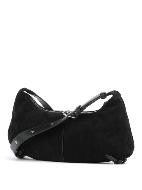 CAMPIONARIO - ABIGAIL SUEDE B Umh&auml;ngetasche Schwarz - Damentaschen