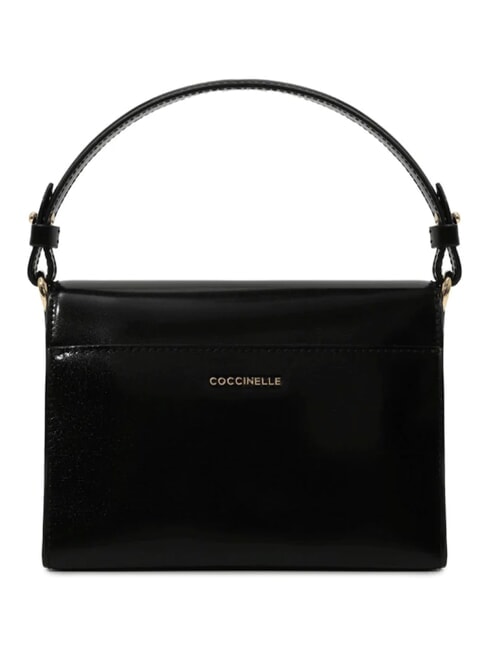CAMPIONARIO - BINXIE SHINY CALF Mini-Handtasche mit Schulterriemen Schwarz - Damentaschen