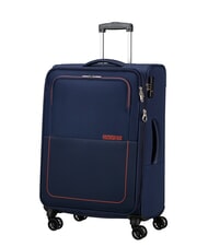 AMERICAN TOURISTER AIR WAVE Mittlerer Trolley, ausziehbar marineblau/orange - Halbharte Trolleys - 3