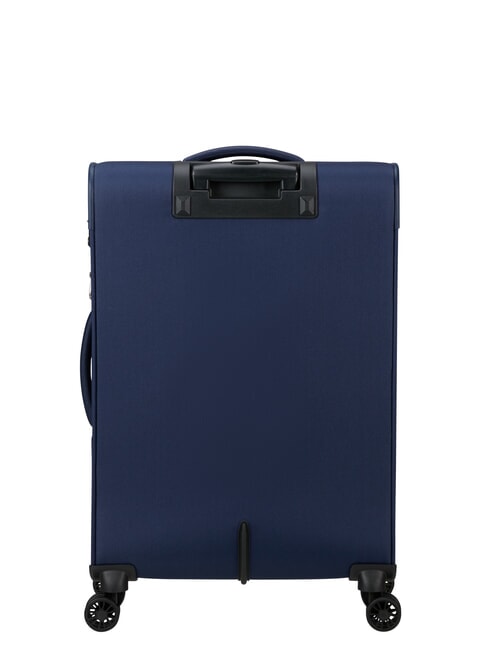 AIR WAVE Mittlerer Trolley, ausziehbar marineblau/orange - Halbharte Trolleys