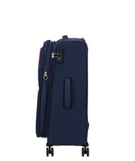 AMERICAN TOURISTER AIR WAVE Mittlerer Trolley, ausziehbar marineblau/orange - Halbharte Trolleys - 5