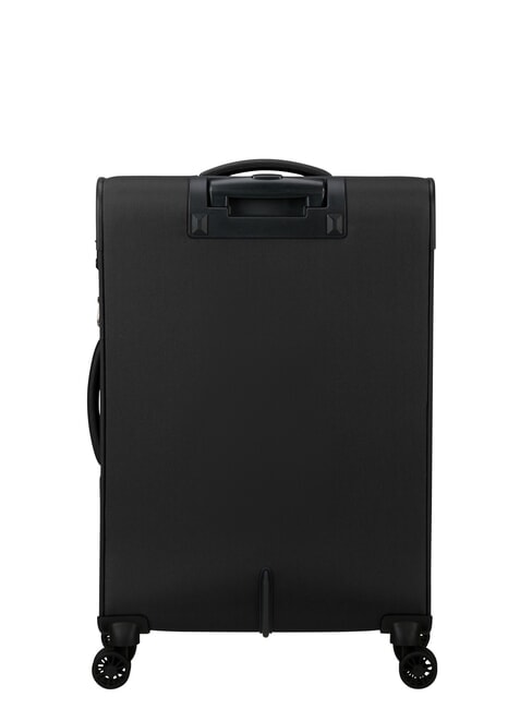 AIR WAVE Mittlerer Trolley, ausziehbar SCHWARZ ROT - Halbharte Trolleys