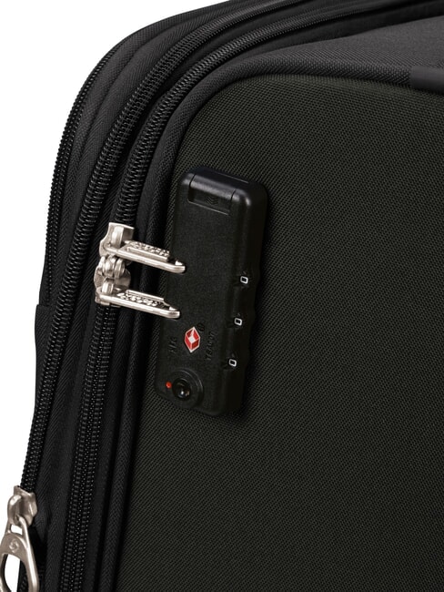 AIR WAVE Mittlerer Trolley, ausziehbar SCHWARZ ROT - Halbharte Trolleys