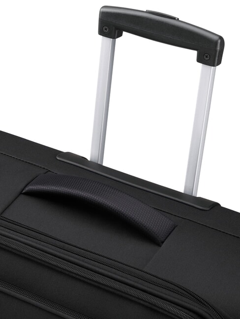 AIR WAVE Mittlerer Trolley, ausziehbar SCHWARZ ROT - Halbharte Trolleys