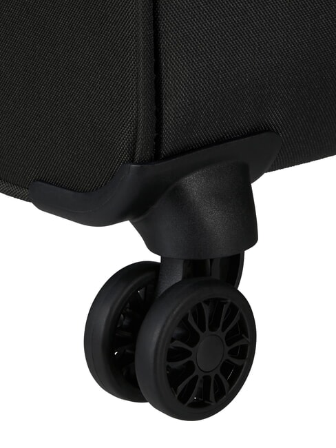 AIR WAVE Mittlerer Trolley, ausziehbar SCHWARZ ROT - Halbharte Trolleys