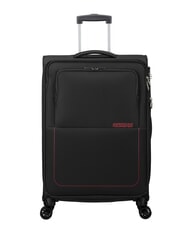 AMERICAN TOURISTER AIR WAVE Kabinen- + Mittel- + Gro&szlig;-Trolley-Set SCHWARZ ROT - Trolleyset - 2