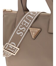 GUESS FOLLIE Handtasche, mit Schultergurt Taupe - Damentaschen - 3