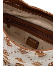 GUESS CAMDEN Umh&auml;ngetasche Cognac / Oliven - Damentaschen - 4