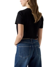 GUESS STUDS SCRIPT Kurzarm-T-Shirt jetbla - T-Shirts und Tops f&uuml;r Damen - 3