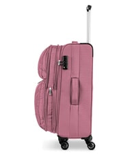 R RONCATO ECO-MOOD Erweiterbarer Trolley mittlerer Gr&ouml;&szlig;e Flamingo - Halbharte Trolleys - 4
