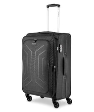 R RONCATO HEXA SOFT Mittlerer Trolley, ausziehbar Schwarz - Halbharte Trolleys - 3