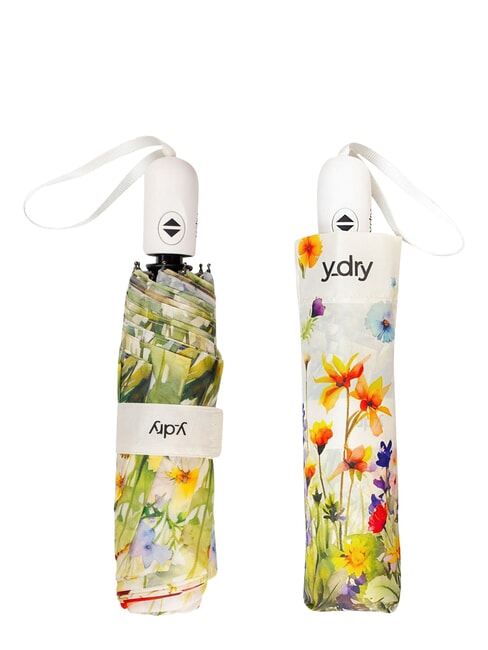 CAMPO DE FIORI Automatischer Faltregenschirm Elfenbein - Regenschirme