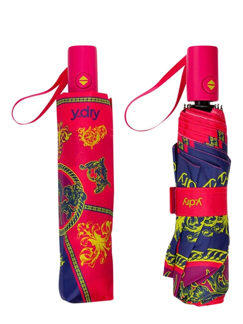 DECO Automatischer Faltregenschirm Fuchsie - Regenschirme