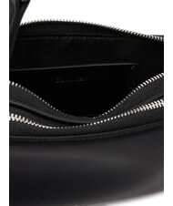 CALVIN KLEIN SIGNATURE LOGO STRAP Kameratasche mit Doppelfunktion Schwarz / gl&auml;nzendes Nickel - Damentaschen - 5
