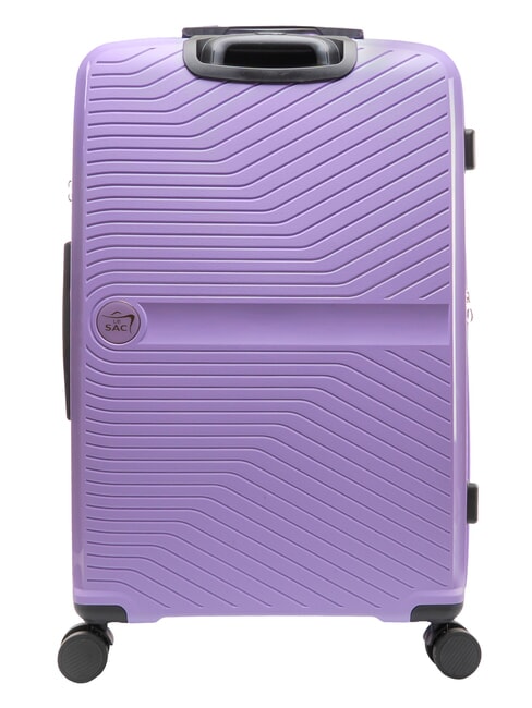 SLIDE Gro&szlig;er, erweiterbarer Trolley violett - Harte Trolleys