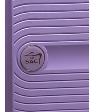 LESAC SLIDE Gro&szlig;er, erweiterbarer Trolley violett - Harte Trolleys - 6