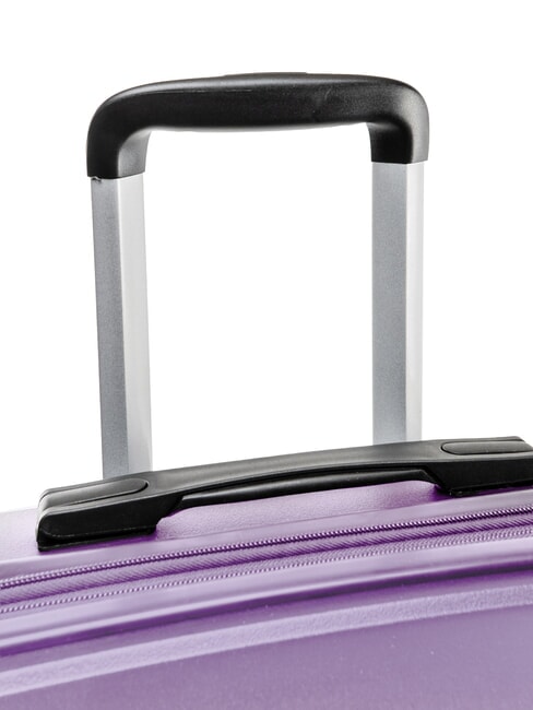 SLIDE Gro&szlig;er, erweiterbarer Trolley violett - Harte Trolleys