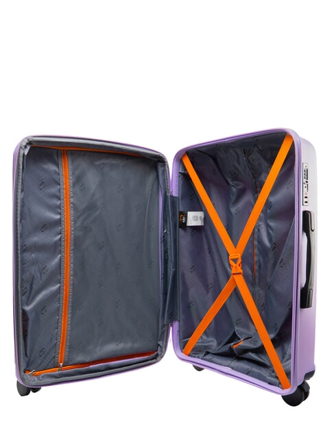 SLIDE Mittlerer Trolley, ausziehbar violett - Harte Trolleys