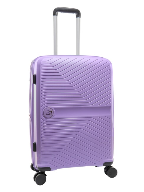 SLIDE Mittlerer Trolley, ausziehbar violett - Harte Trolleys