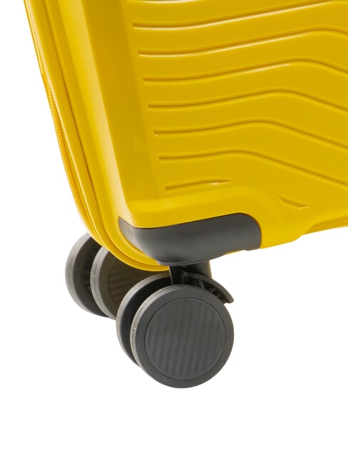 SLIDE Gro&szlig;er, erweiterbarer Trolley hellgelb - Harte Trolleys