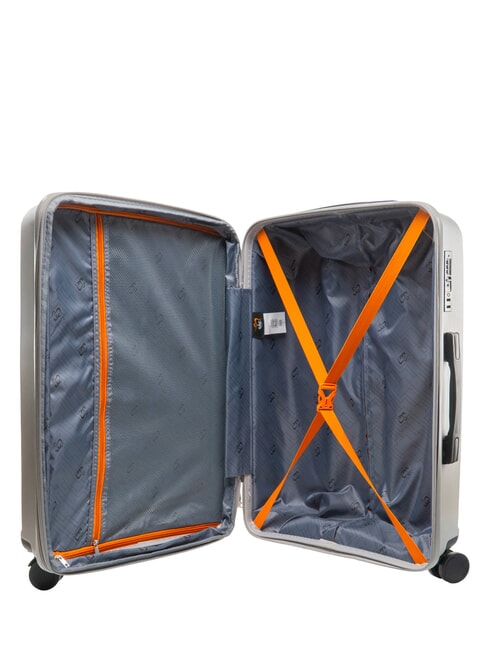 SLIDE Mittlerer Trolley, ausziehbar hellgrau - Harte Trolleys