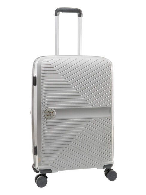 SLIDE Mittlerer Trolley, ausziehbar hellgrau - Harte Trolleys