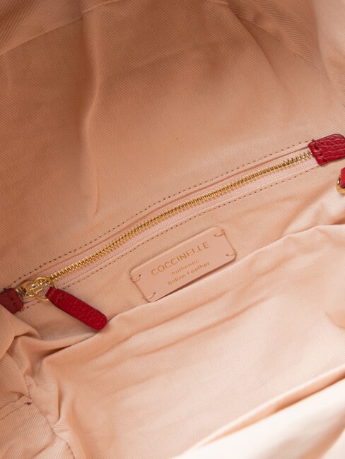 JINNY Lederrucksack Sangria - Damentaschen