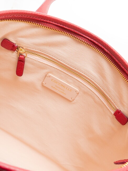 MARINA Einkaufstasche aus Leder Sangria - Damentaschen