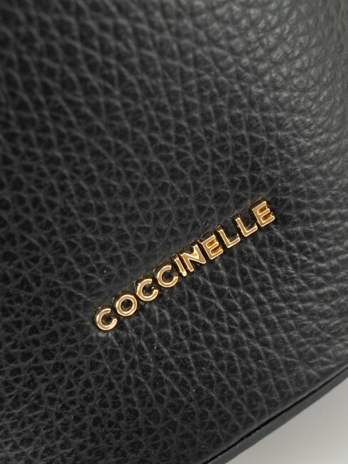 CHARLOTTE Mini-Lederbeutel Schwarz - Damentaschen