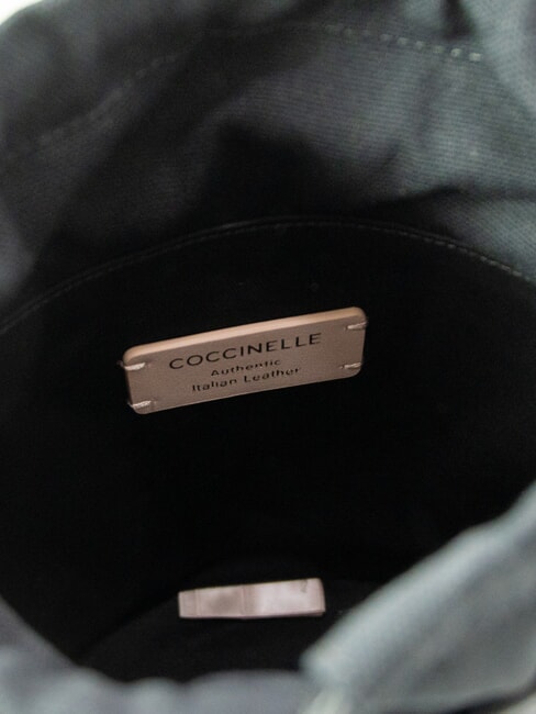 CHARLOTTE Mini-Lederbeutel Schwarz - Damentaschen