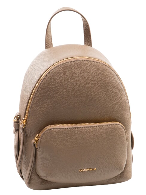 CHARLOTTE Lederrucksack warmes Taupe - Damentaschen